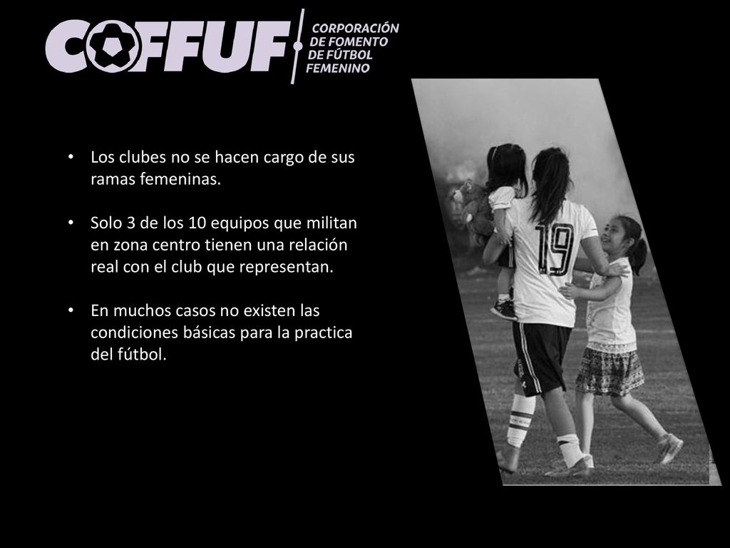 Los clubes no se hacen cargo de sus ramas femeninas.