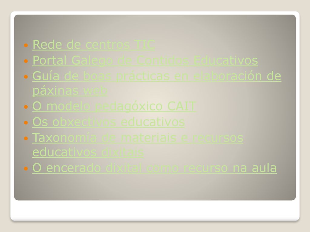 Rede de centros TIC Portal Galego de Contidos Educativos. Guía de boas prácticas en elaboración de páxinas web.