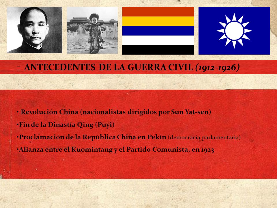 Revolución China (nacionalistas dirigidos por Sun Yat-sen)