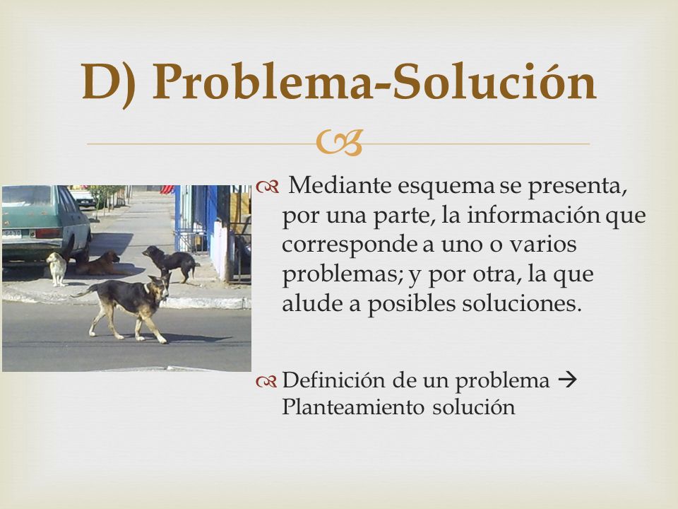 D) Problema-Solución
