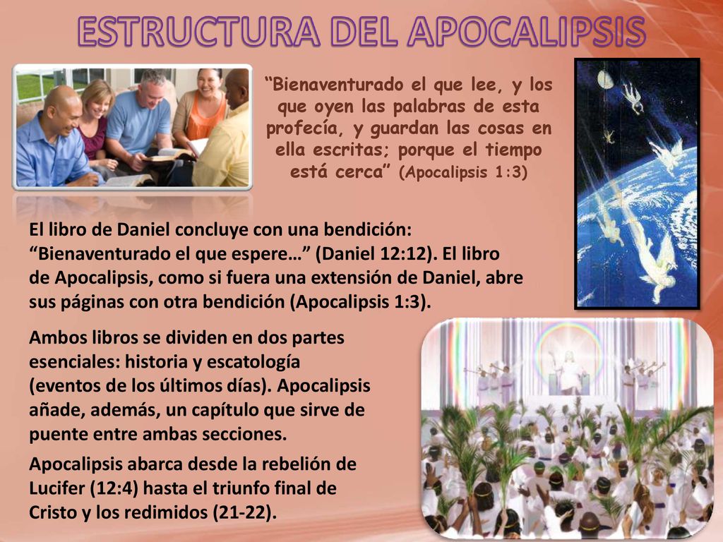 Bienaventurado el que lee, y los que oyen las palabras de esta profecía, y guardan las cosas en ella escritas; porque el tiempo está cerca (Apocalipsis 1:3)