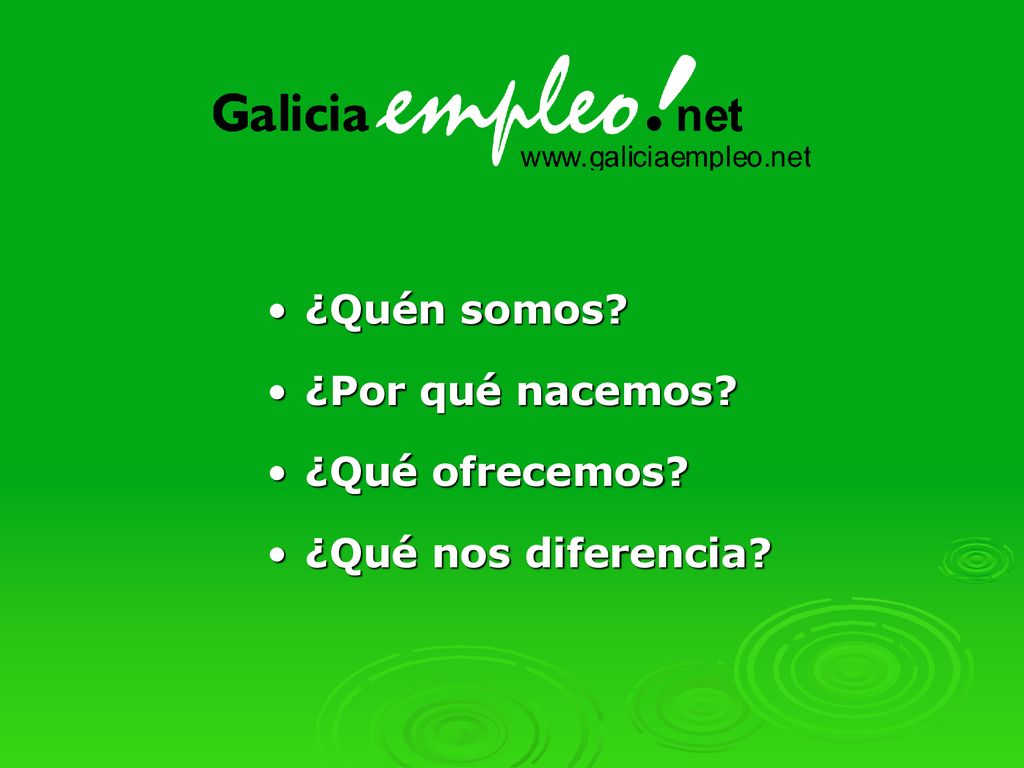 ¿Quén somos ¿Por qué nacemos ¿Qué ofrecemos ¿Qué nos diferencia