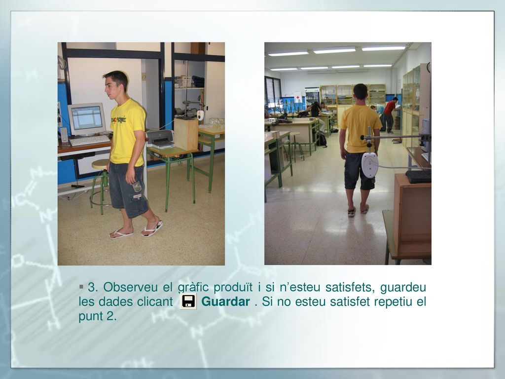 3. Observeu el gràfic produït i si n’esteu satisfets, guardeu les dades clicant Guardar .