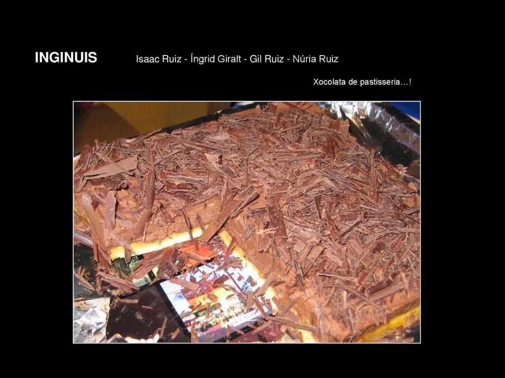 INGINUIS Isaac Ruiz - Íngrid Giralt - Gil Ruiz - Núria Ruiz