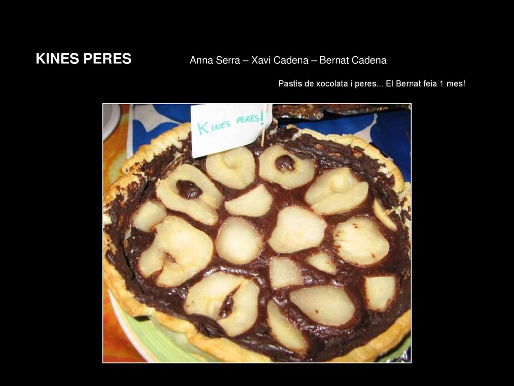 KINES PERES Anna Serra – Xavi Cadena – Bernat Cadena
