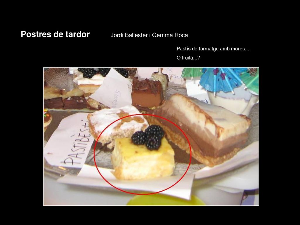 Postres de tardor Jordi Ballester i Gemma Roca
