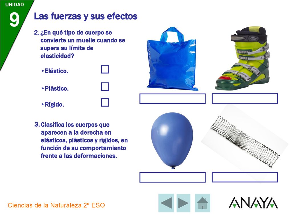 ¿En qué tipo de cuerpo se convierte un muelle cuando se supera su límite de elasticidad