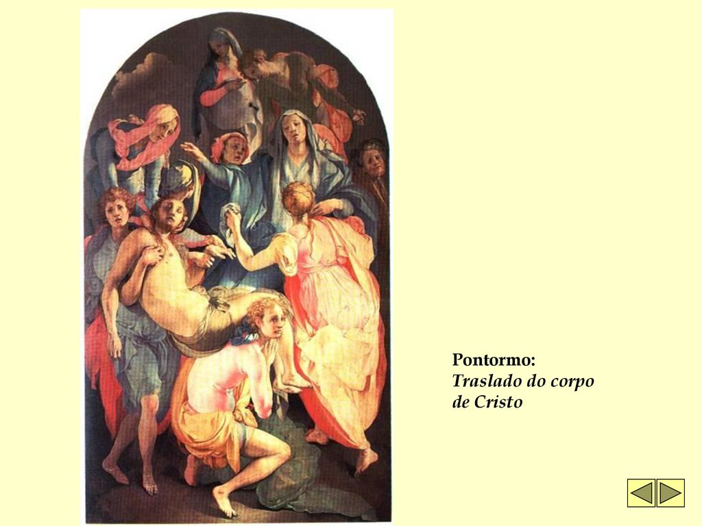 Pontormo: Traslado do corpo de Cristo
