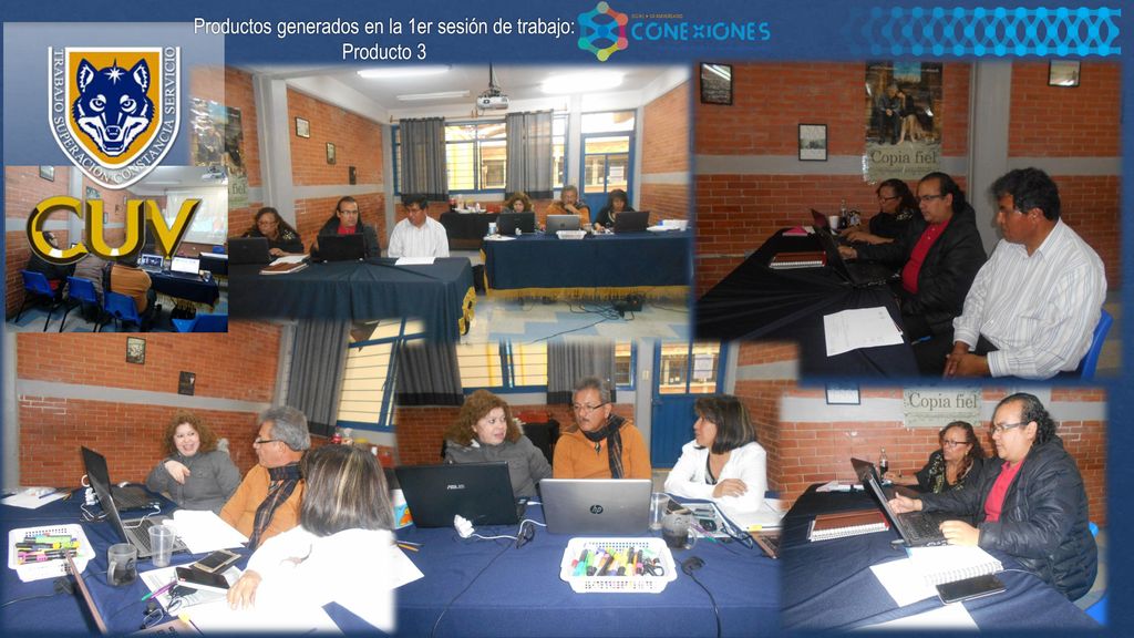 Productos generados en la 1er sesión de trabajo: Producto 3