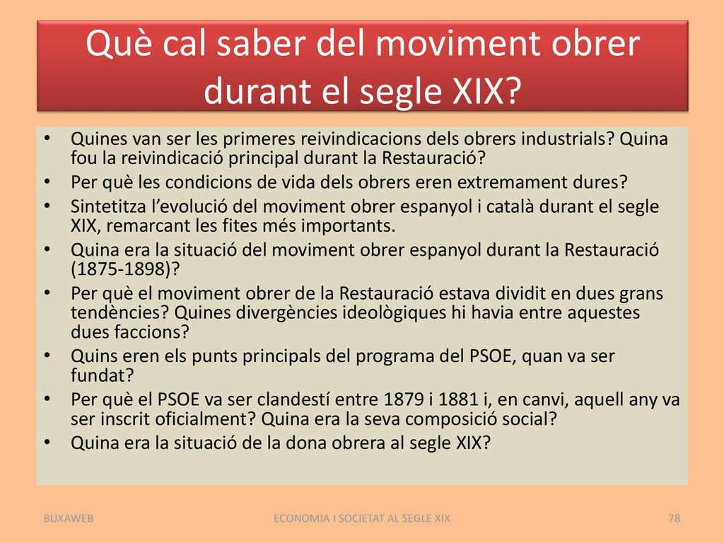 Què cal saber del moviment obrer durant el segle XIX