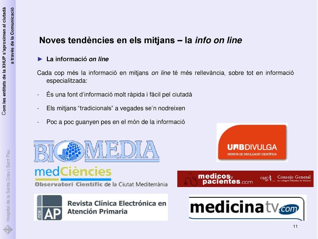 Noves tendències en els mitjans – la info on line