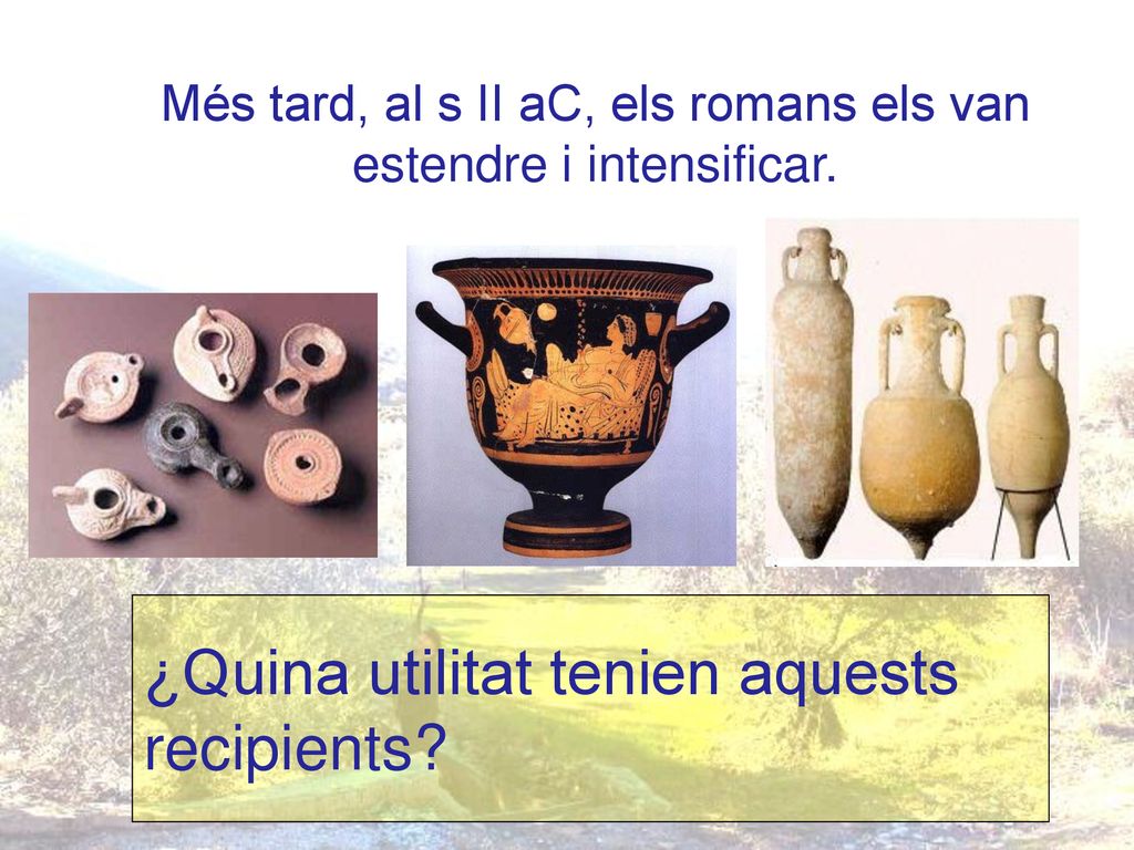 Més tard, al s II aC, els romans els van estendre i intensificar.