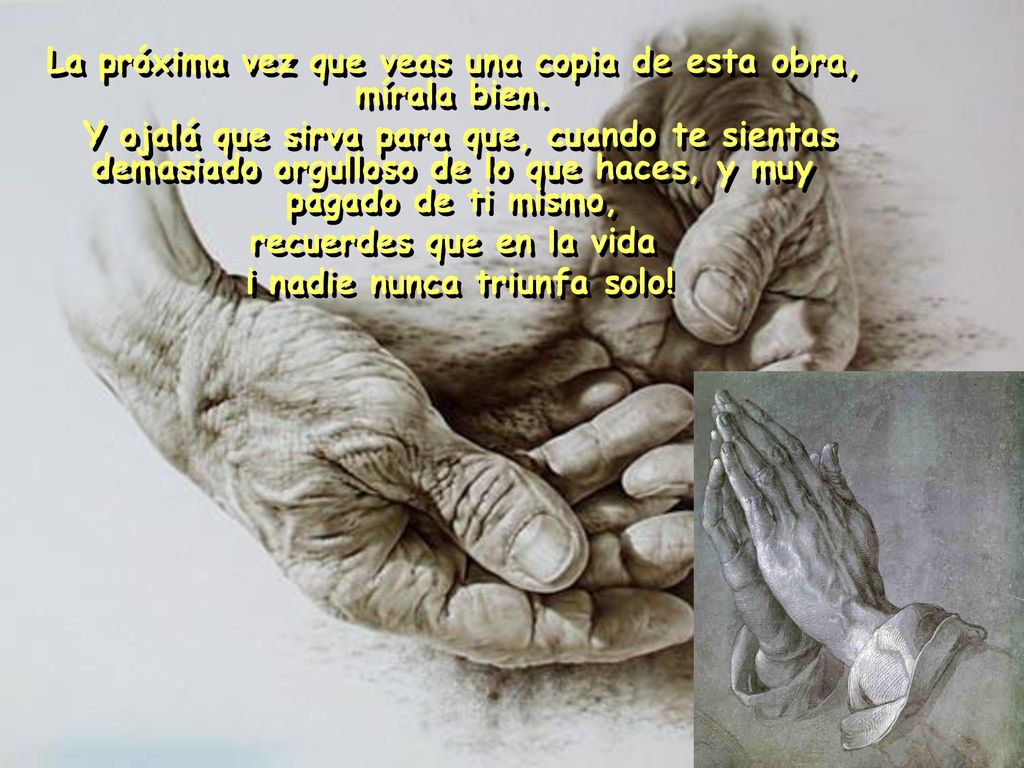 La próxima vez que veas una copia de esta obra, mírala bien.
