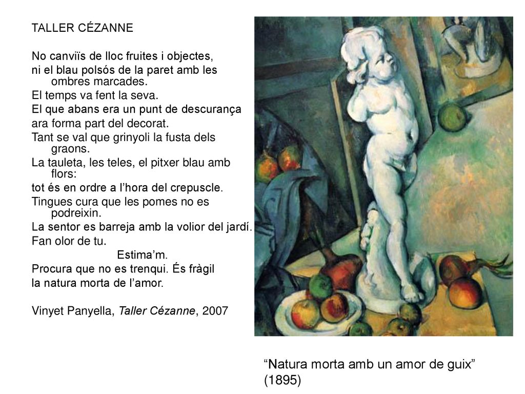 Natura morta amb un amor de guix (1895)