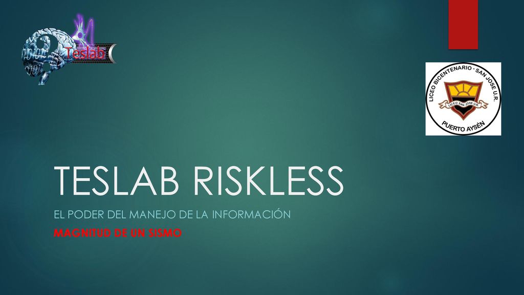 EL PODER DEL MANEJO DE LA INFORMACIÓN Magnitud de un sismo