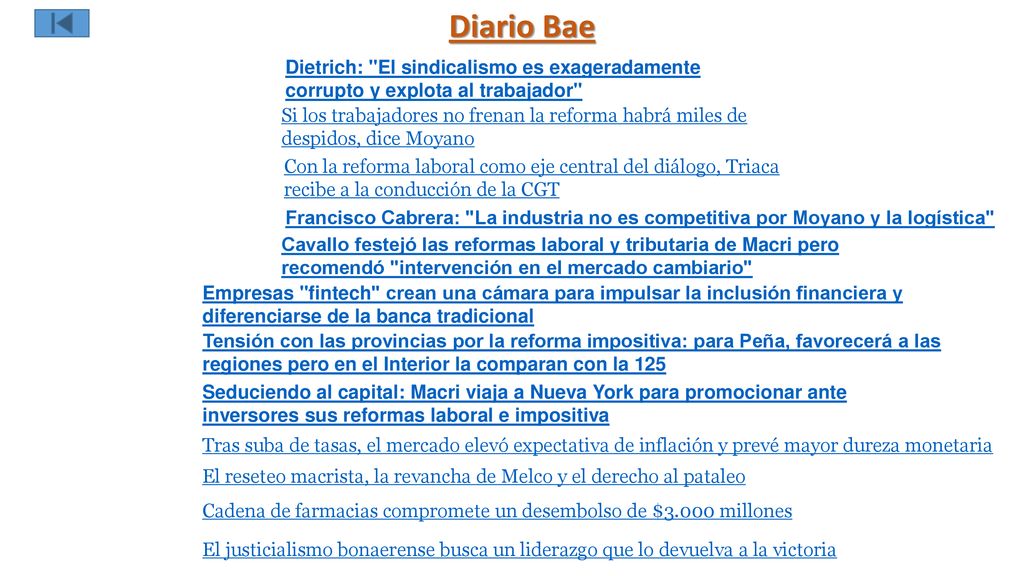 Diario Bae Dietrich: El sindicalismo es exageradamente corrupto y explota al trabajador