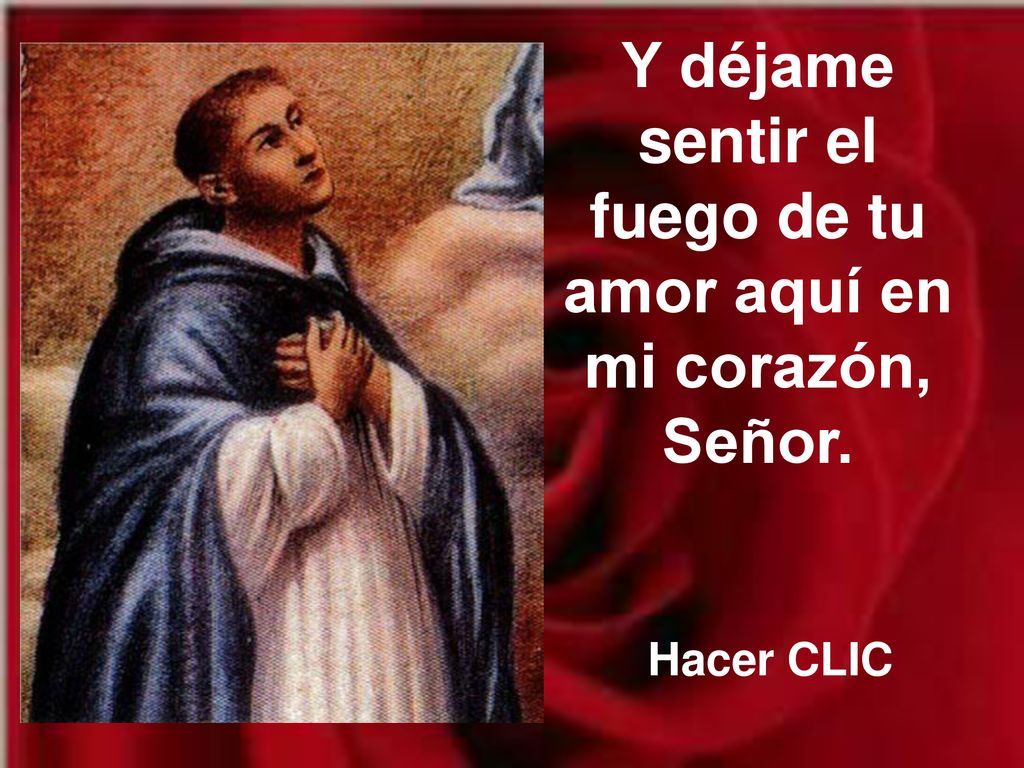 Y déjame sentir el fuego de tu amor aquí en mi corazón, Señor.