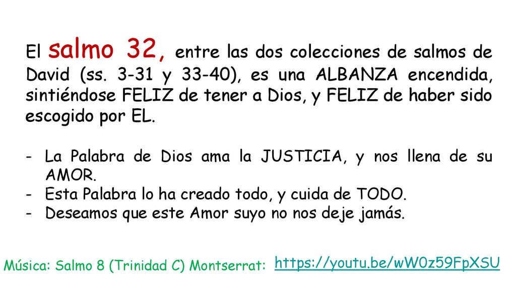 El salmo 32, entre las dos colecciones de salmos de David (ss