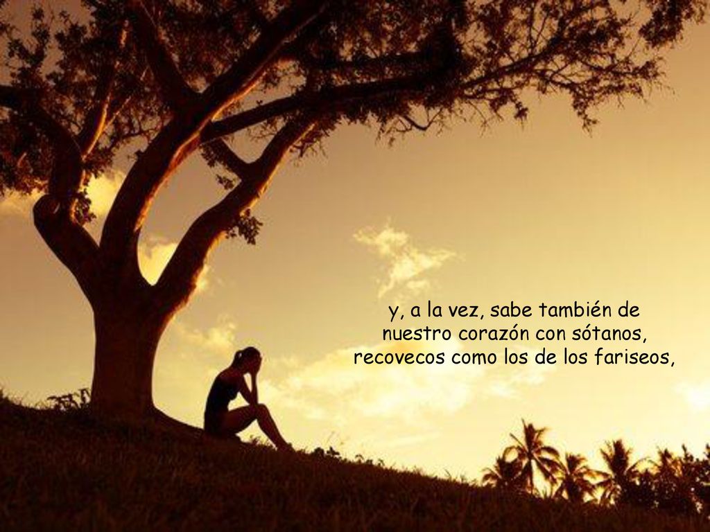 y, a la vez, sabe también de nuestro corazón con sótanos, recovecos como los de los fariseos,