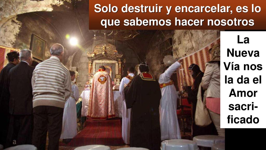 Solo destruir y encarcelar, es lo que sabemos hacer nosotros