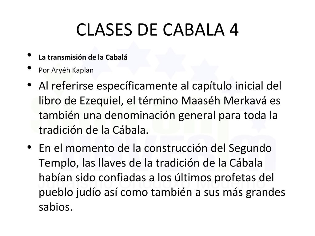 CLASES DE CABALA 4 La transmisión de la Cabalá. Por Aryéh Kaplan.
