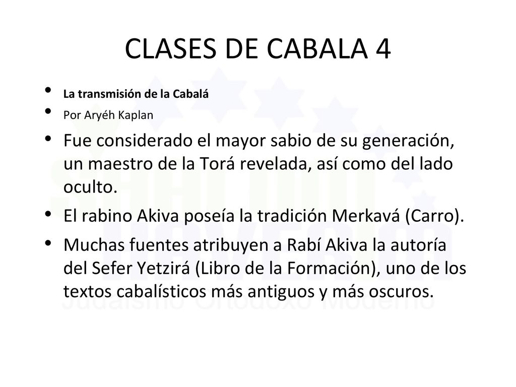 CLASES DE CABALA 4 La transmisión de la Cabalá. Por Aryéh Kaplan.