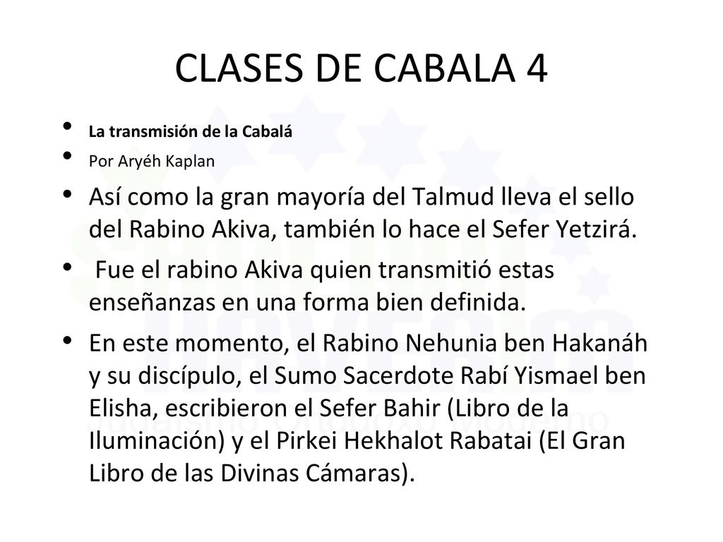 CLASES DE CABALA 4 La transmisión de la Cabalá. Por Aryéh Kaplan.