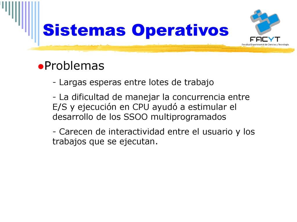 Sistemas Operativos Problemas - Largas esperas entre lotes de trabajo