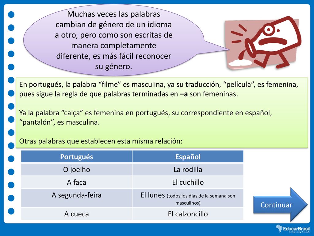 El lunes (todos los días de la semana son masculinos)