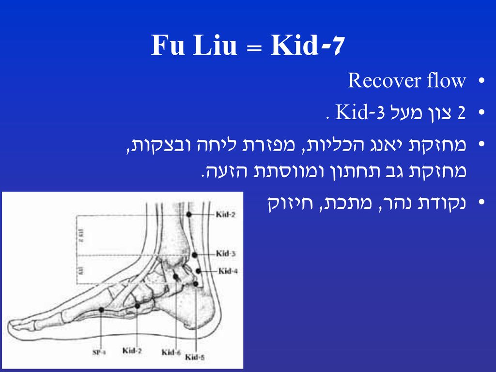 Kid-7 = Fu Liu Recover flow 2 צון מעל Kid-3 .