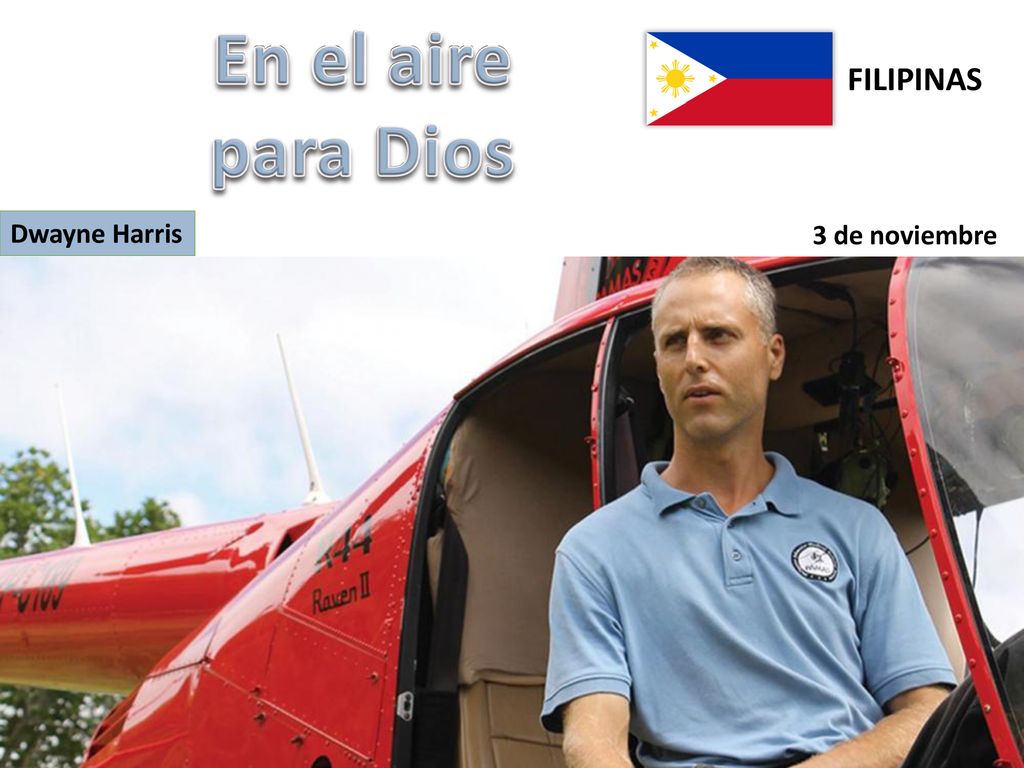 En el aire para Dios FILIPINAS Dwayne Harris 3 de noviembre