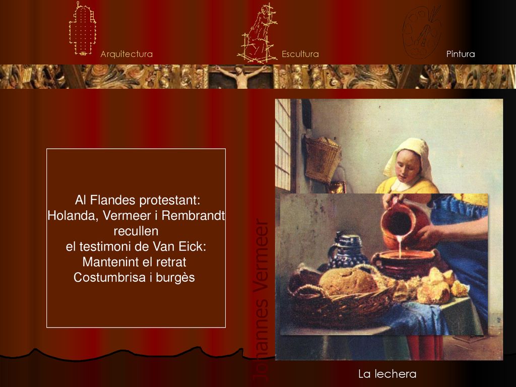 Johannes Vermeer Al Flandes protestant: Holanda, Vermeer i Rembrandt