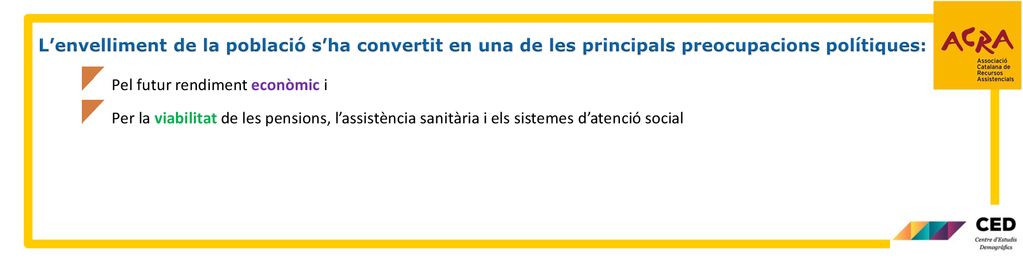 L’envelliment de la població s’ha convertit en una de les principals preocupacions polítiques: