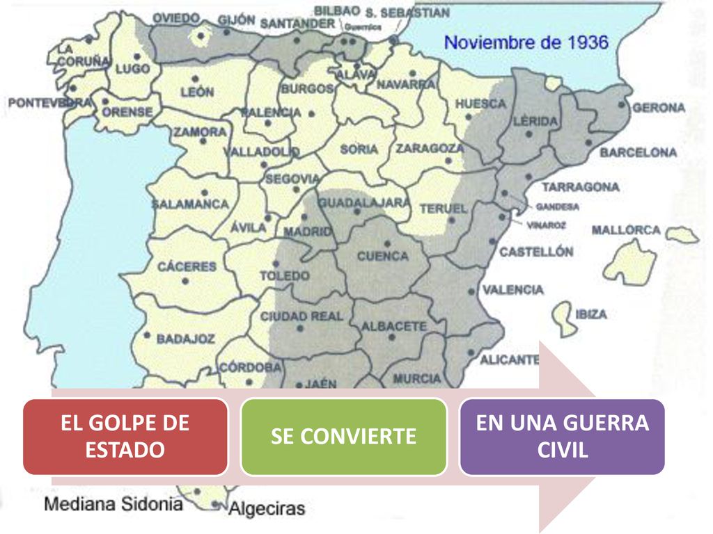 EL GOLPE DE ESTADO SE CONVIERTE EN UNA GUERRA CIVIL