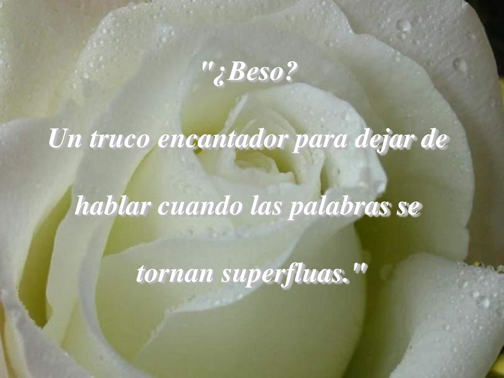 Un truco encantador para dejar de hablar cuando las palabras se