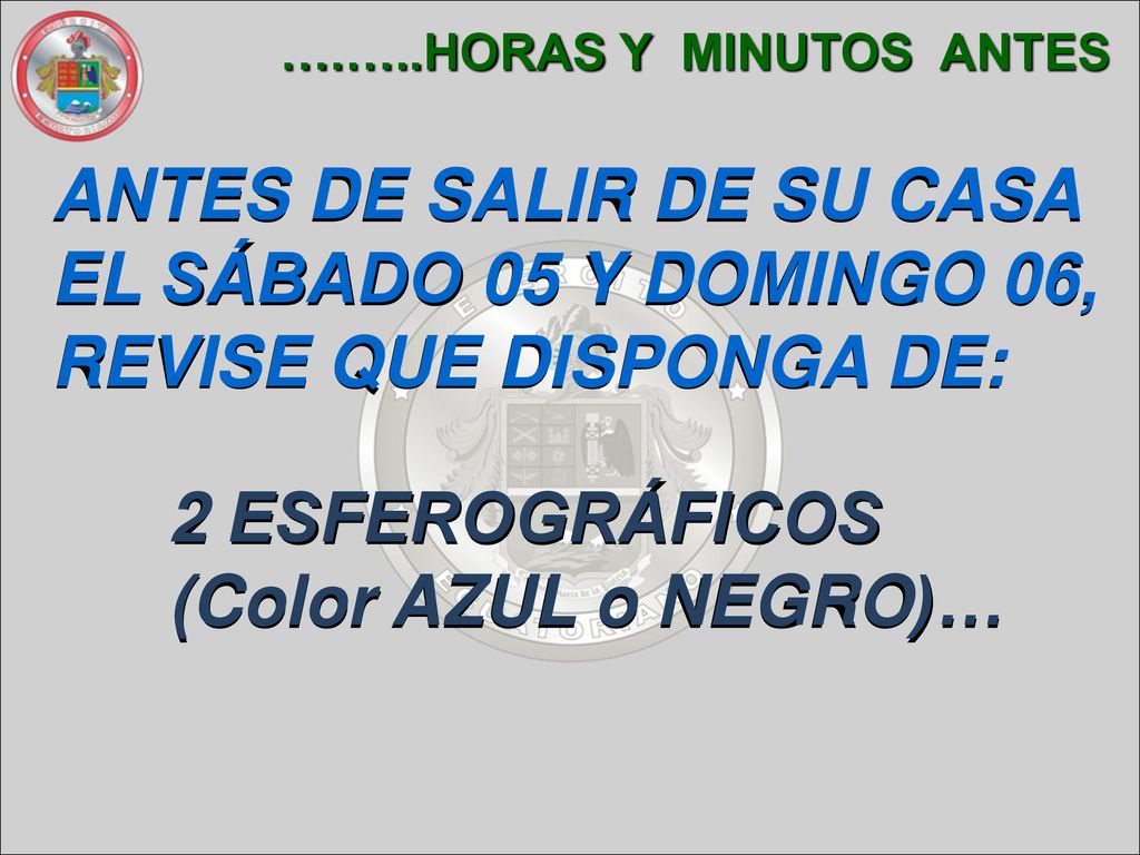 2 ESFEROGRÁFICOS (Color AZUL o NEGRO)…