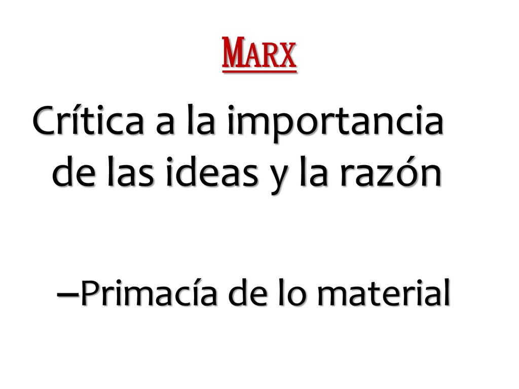 Crítica a la importancia de las ideas y la razón