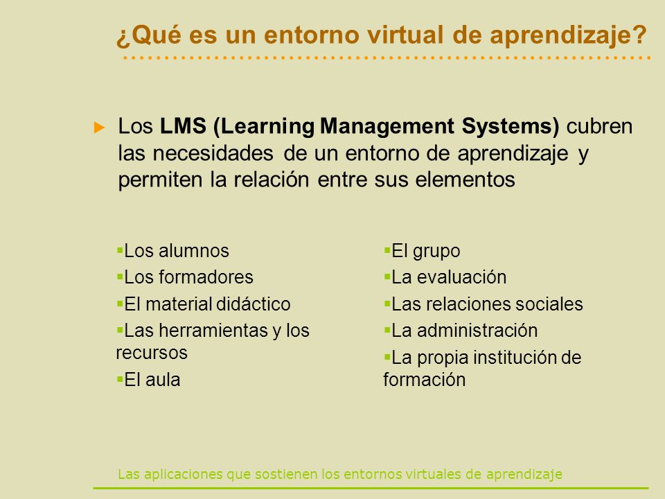 ¿Qué es un entorno virtual de aprendizaje