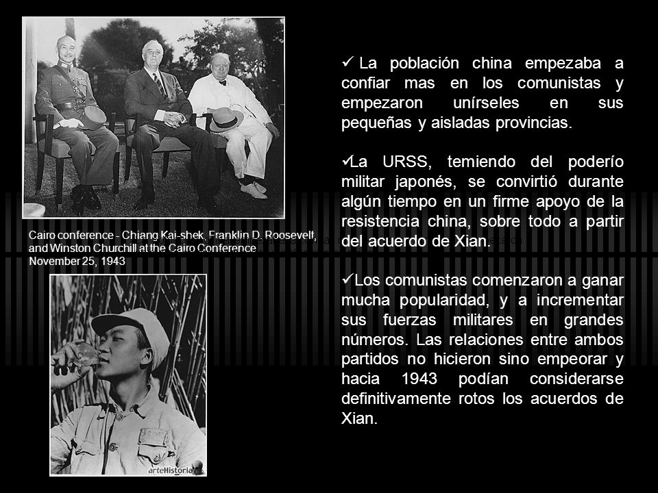 La población china empezaba a confiar mas en los comunistas y empezaron unírseles en sus pequeñas y aisladas provincias.