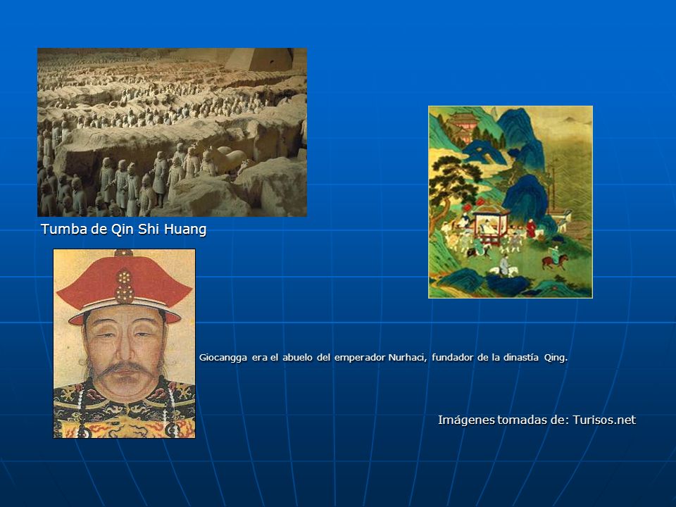 Tumba de Qin Shi Huang. Giocangga era el abuelo del emperador Nurhaci, fundador de la dinastía Qing.