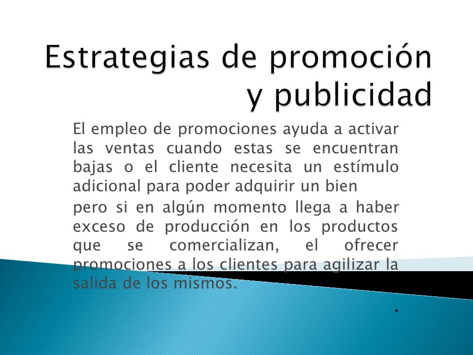 Estrategias de promoción y publicidad