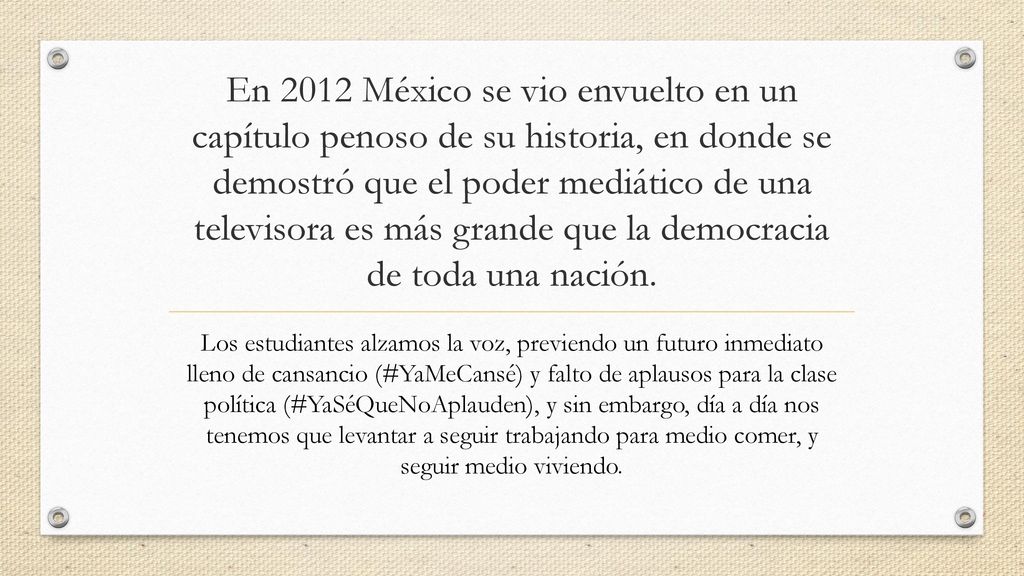 En 2012 México se vio envuelto en un capítulo penoso de su historia, en donde se demostró que el poder mediático de una televisora es más grande que la democracia de toda una nación.