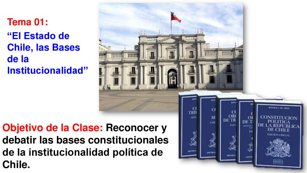 Tema 01: El Estado de Chile, las Bases de la Institucionalidad