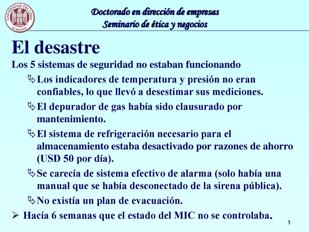 El desastre Los 5 sistemas de seguridad no estaban funcionando