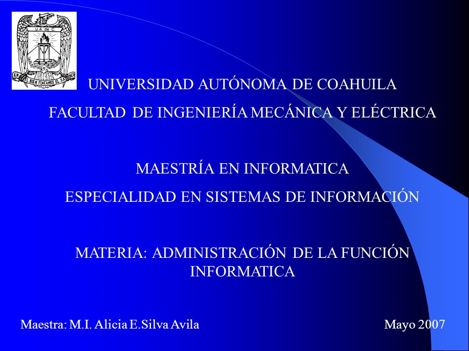 UNIVERSIDAD AUTÓNOMA DE COAHUILA