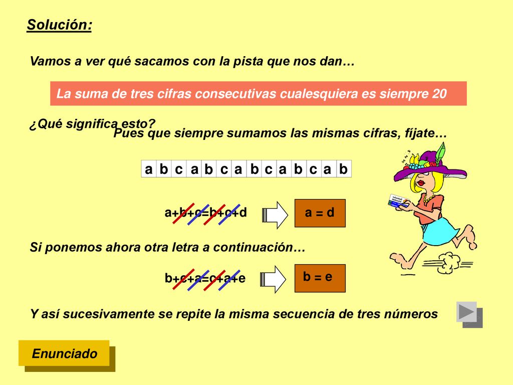 Solución: a b c d a e b c a b c a b c a b
