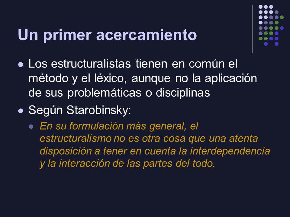 Un primer acercamiento