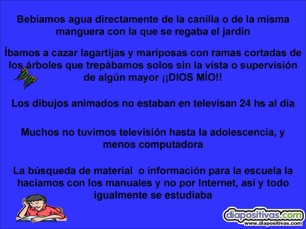 Los dibujos animados no estaban en televisan 24 hs al día