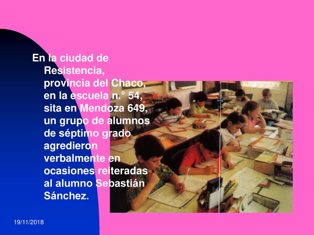 En la ciudad de Resistencia, provincia del Chaco, en la escuela n