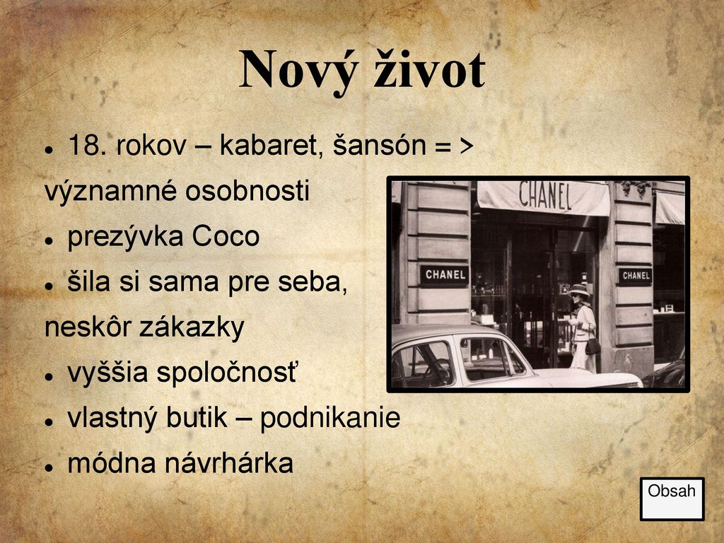 Nový život 18. rokov – kabaret, šansón = > významné osobnosti